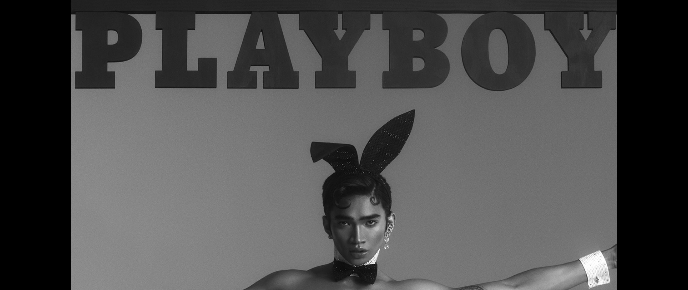 Man On Playboy Magazine